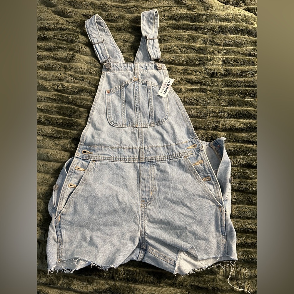 🆕 Old Navy Light Blue Denim Overalls NWT